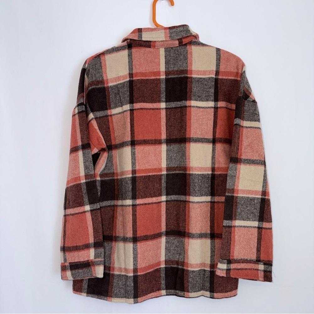Ladies Super Soft Flannel Summer Light Weight Cabincore Overshirt 🔥 - Picture 4 of 4
